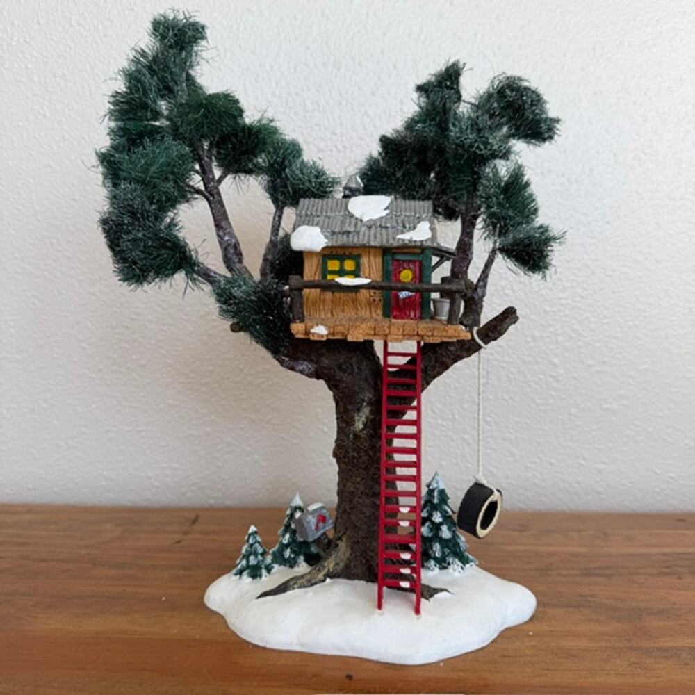 Department 56 Snow Village Treetop Tree House #54890